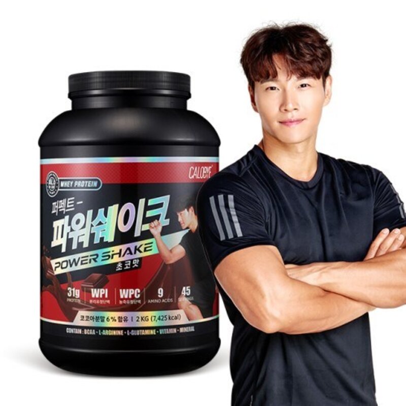 칼로바이 퍼펙트 파워쉐이크 초코맛 단백질보충제, 1개, 2kg