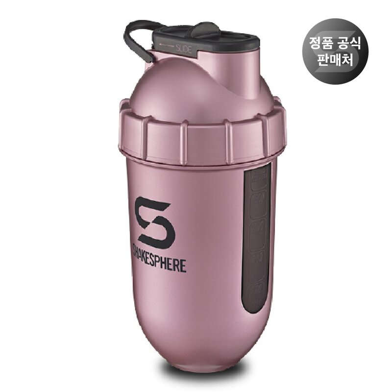 쉐이크스피어 프로틴쉐이커 쉐이크통 물통 물병 보틀 텀블러, 뷰 매트블랙, 700ml, 1개