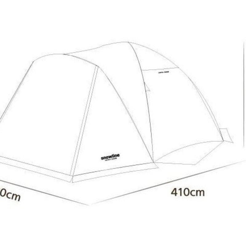 스노우라인 아스트라돔 텐트, 아이보리, 3-4인용