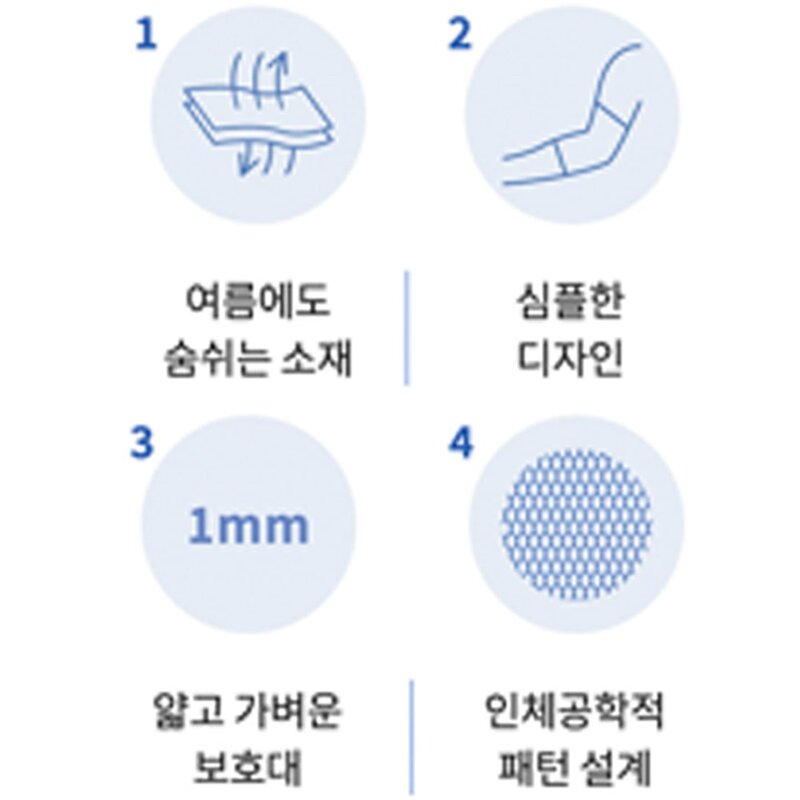 라인벨라 의료용 팔꿈치 보호대 엘보 슬리브 2개, 1세트