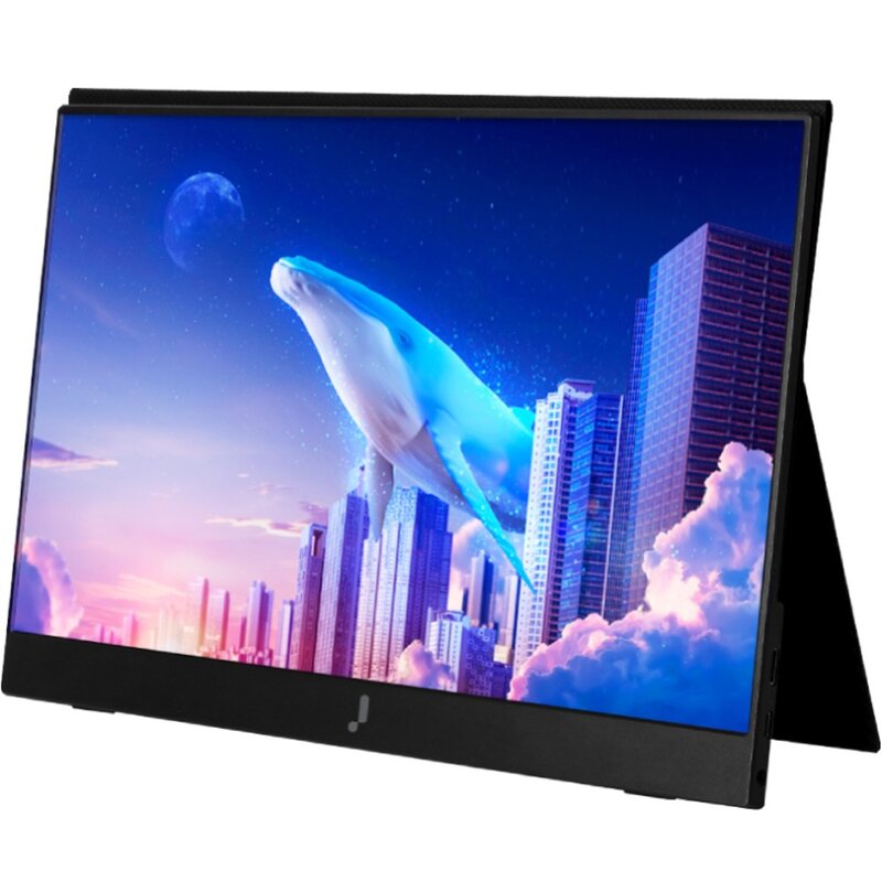 주연테크 FHD LED IPS 60Hz 스피커내장 포터블 휴대용 모니터 캐리뷰, 39.6cm, V156FP