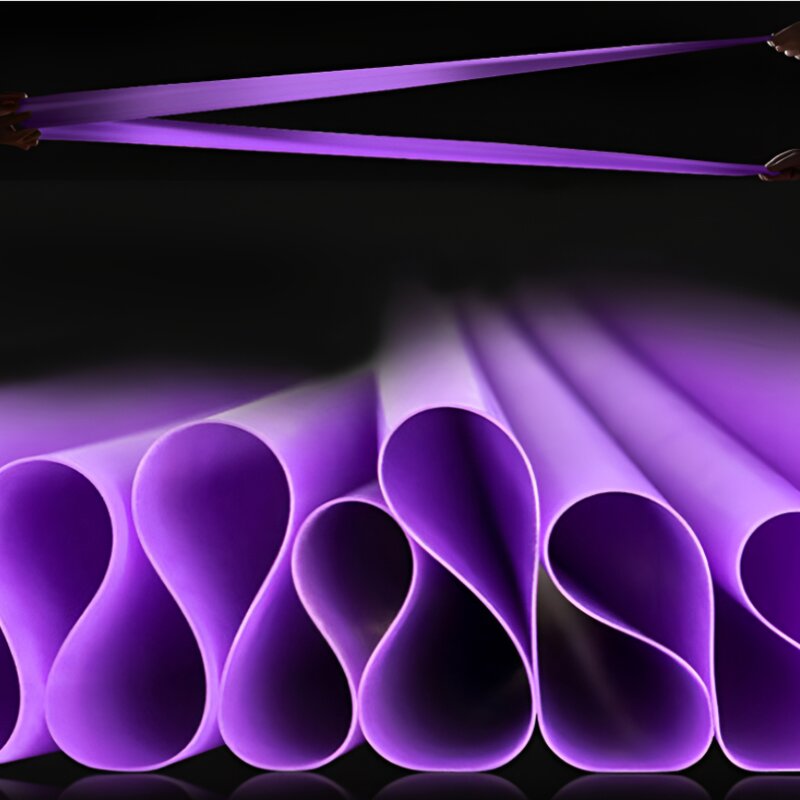 내집내산 고탄력 라텍스 스트레칭 운동 요가 밴드 (1+1)