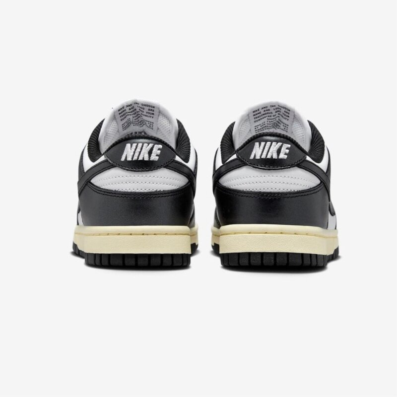 국내매장 나이키 snkrs 덩크로우 빈티지 블랙화이트 데일리 운동화