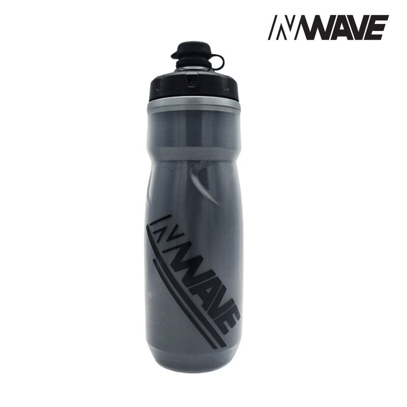 NWAVE 엔웨이브 자전거 물통 물병, 엔웨이브 보냉(620ml) 블랙, 1개