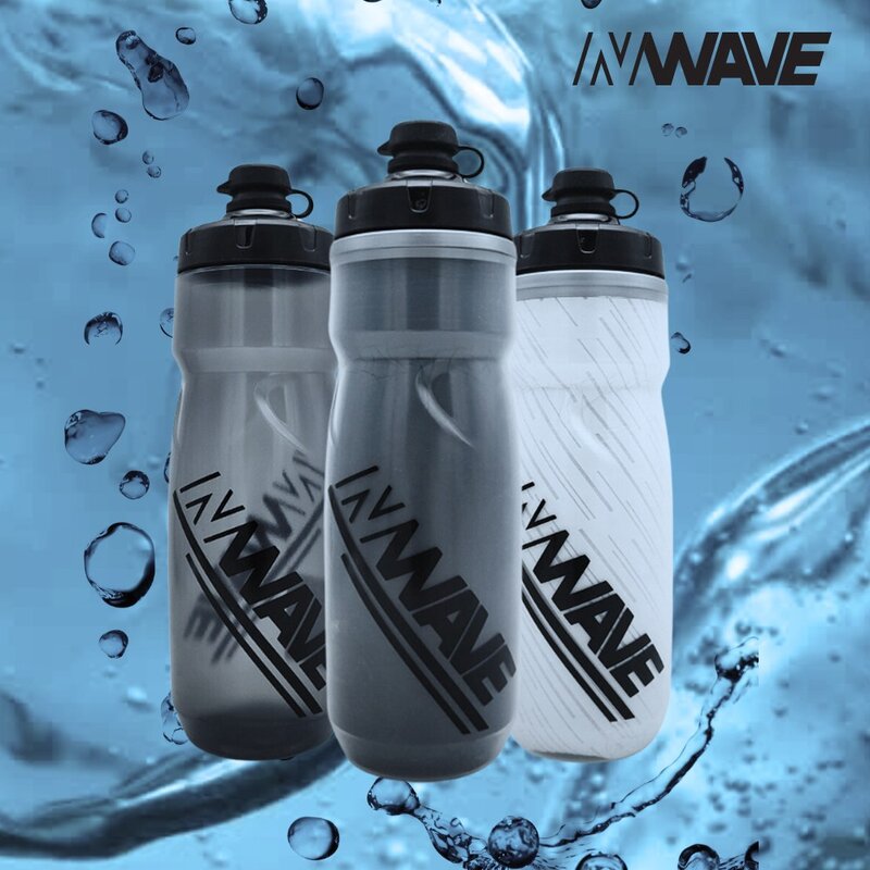 NWAVE 엔웨이브 자전거 물통 물병, 엔웨이브 보냉(620ml) 블랙, 1개