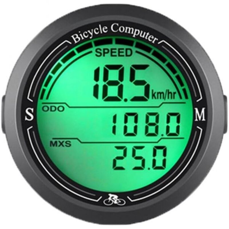 자전거 속도계 무선 및 오도미터 전천후 LCD 디스플레이 컴퓨터 산악 도로 자전거용