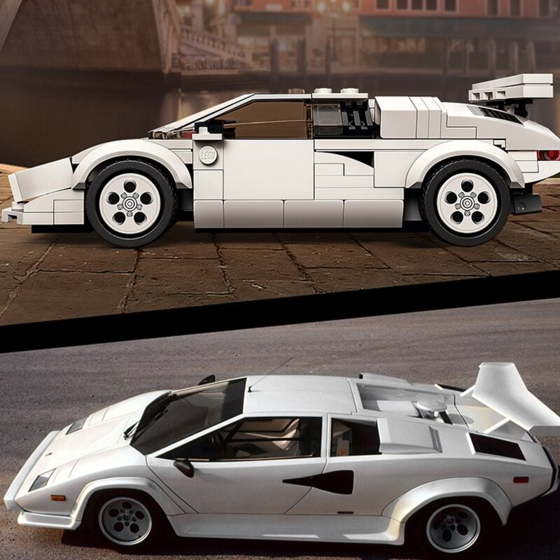 레고 스피드챔피언 Lamborghini Countach 76908, 혼합 색상, 1개