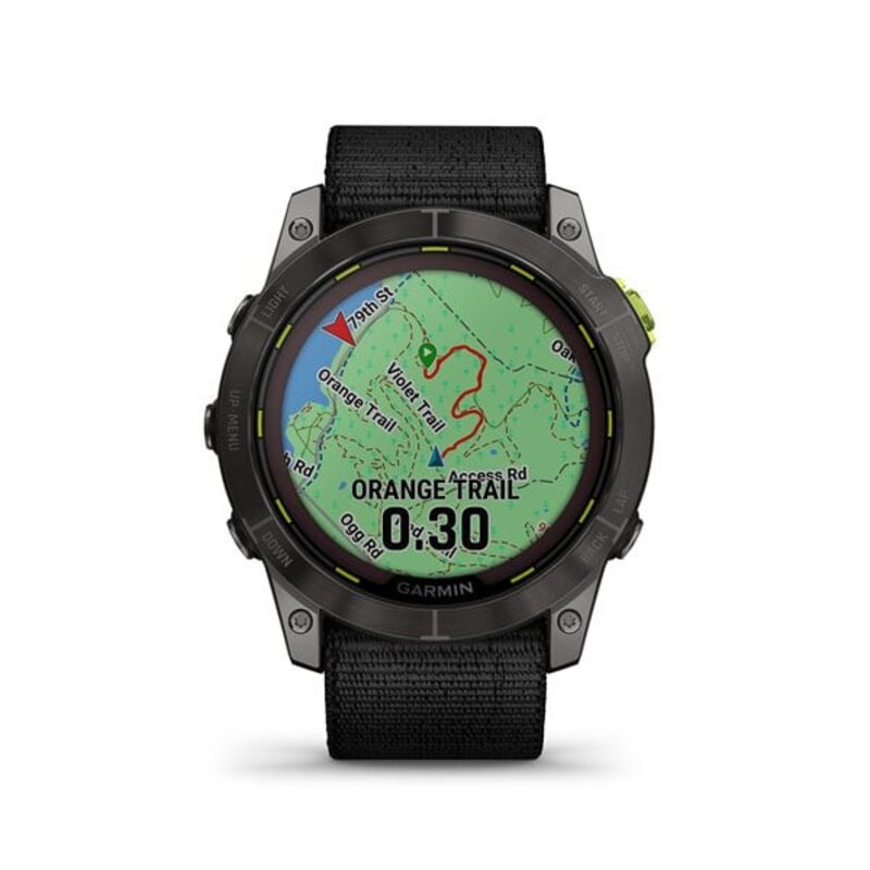 가민 엔듀로 2 아웃도어 GPS 스마트워치, 블랙, 51mm