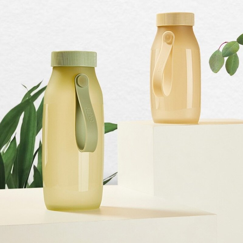 실리팟 실리콘 핸디 보틀, 올리브그린, 500ml, 1개