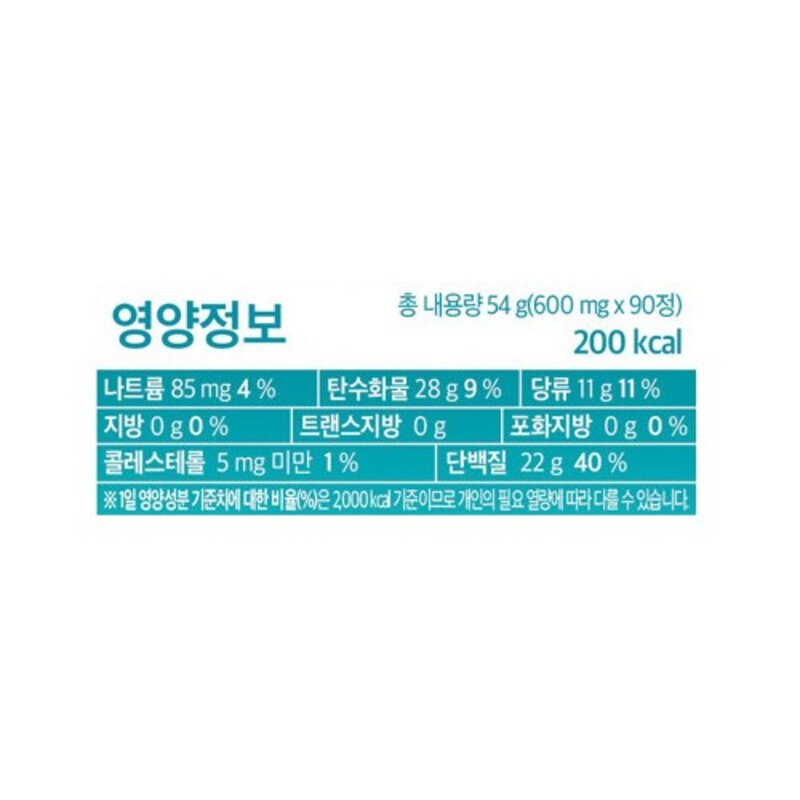 뉴트리디데이 프리미엄 류신 단백질, 90정, 54g, 1개