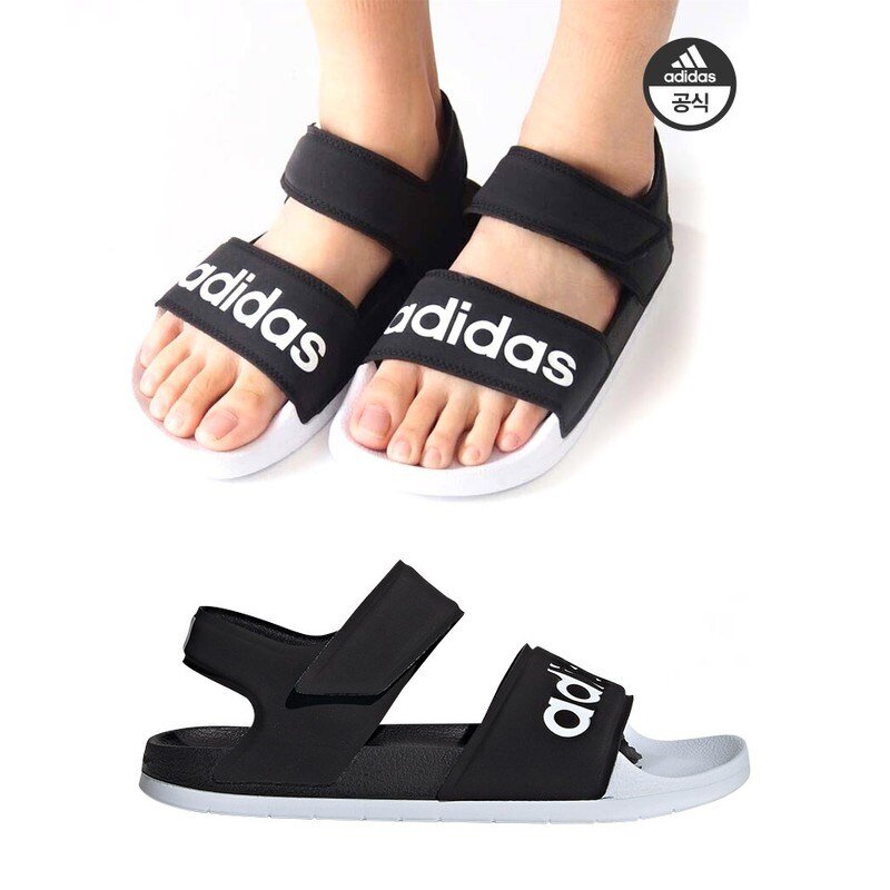 매장 ADIDAS 아디다스 남녀공용 부드럽고 편한 아딜렛 여름샌들 F35416