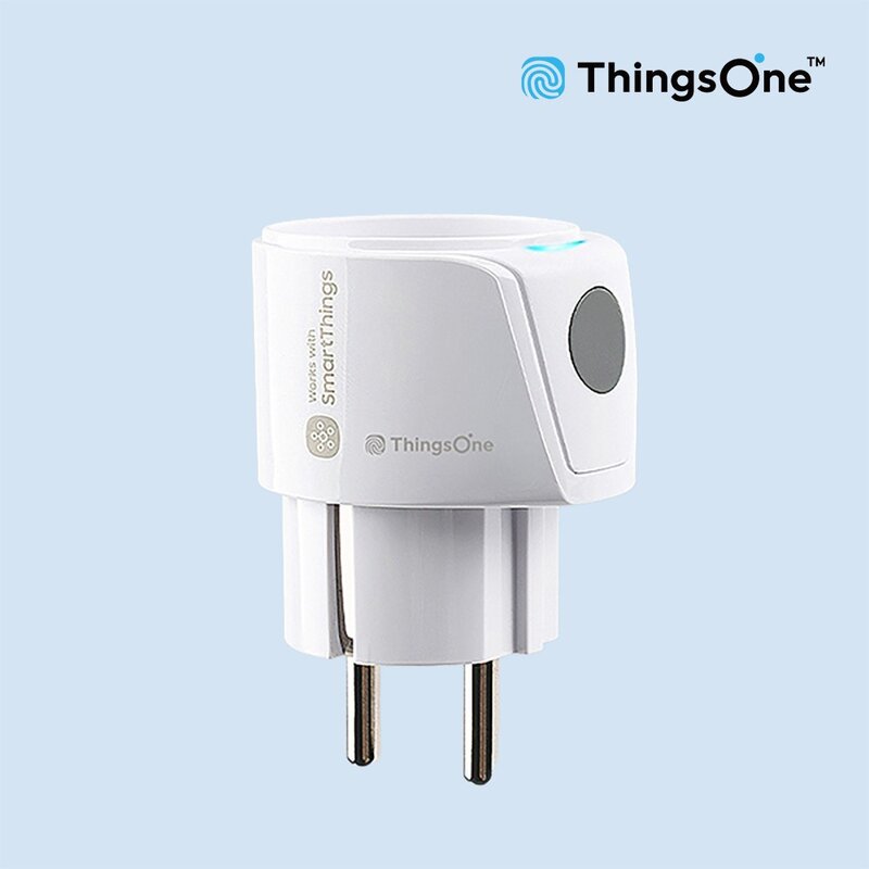 [싱스원] SmartThings(스마트싱스 전용) IOT Wi-Fi 16A 스마트 플러그 IA70001-OTP03, 1개