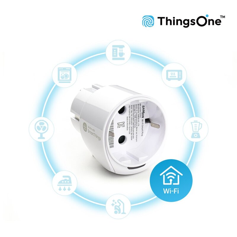 [싱스원] SmartThings(스마트싱스 전용) IOT Wi-Fi 16A 스마트 플러그 IA70001-OTP03, 1개