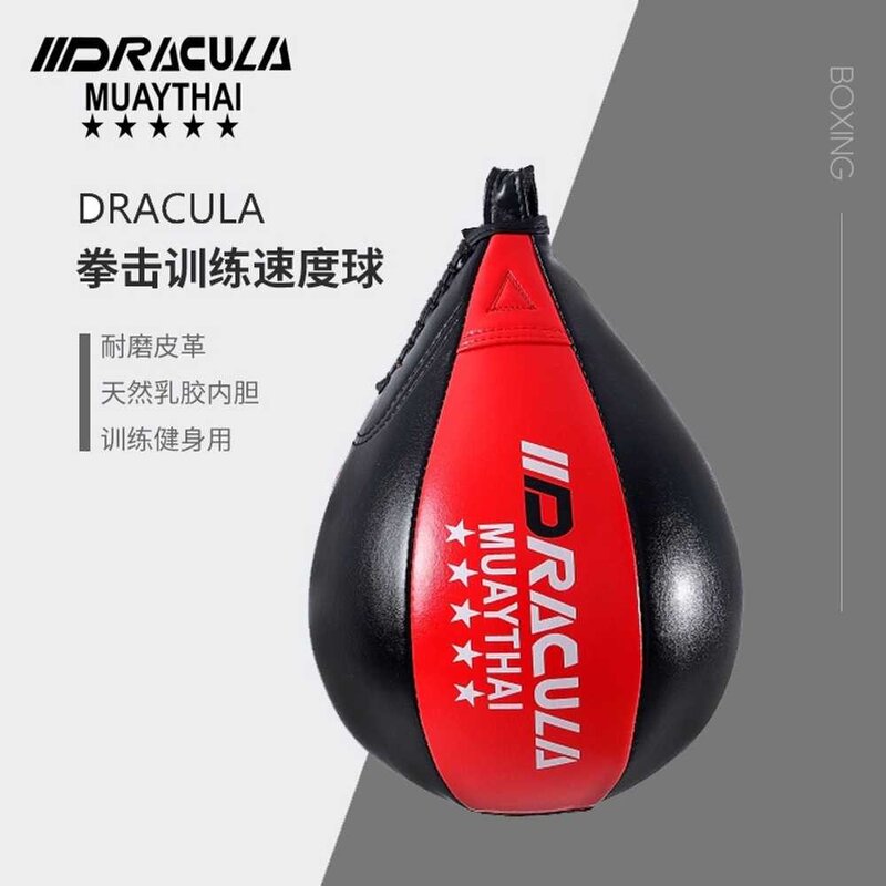 벽걸이 스피드 볼 펀칭볼 권투 홈짐 샌드백 복싱볼, DRACULA 적흑색 천지볼+탄력끈