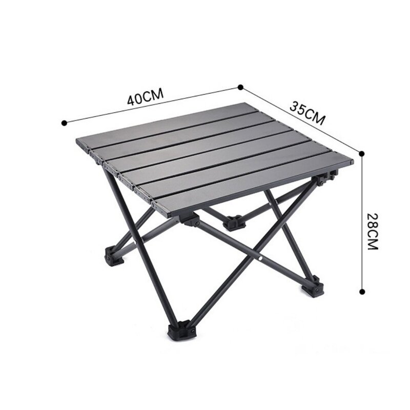 아웃도어 초경량 폴딩 캠핑 롤 테이블 블랙 접이식 간이 maseru 테이블