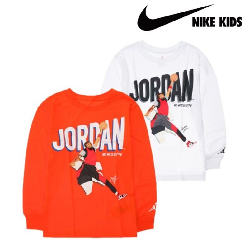 [매장정품] 나이키 NIKE 키즈 조던 윈 MVP 브레이크아웃 긴팔 티셔츠 N231TS324P