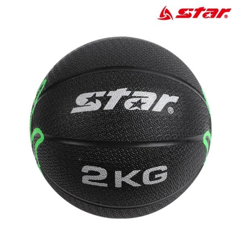 STAR 메디슨볼 블랙 1kg~5kg 메디신볼 재활운동 복근, 1kg, 1개