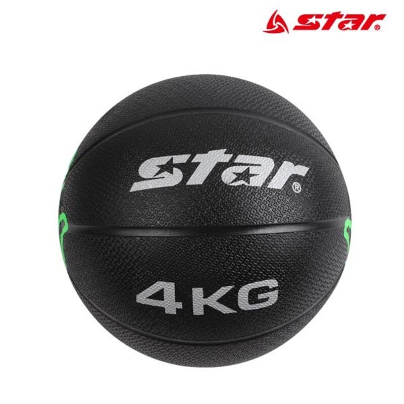 STAR 메디슨볼 블랙 1kg~5kg 메디신볼 재활운동 복근, 1kg, 1개