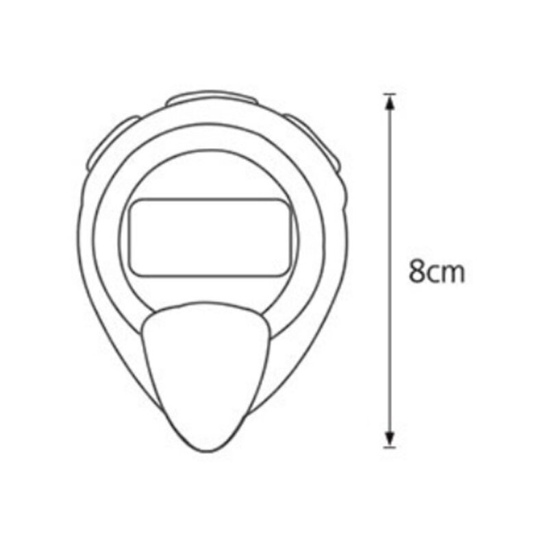 아이워너 스포츠 초시계 스톱워치 KS-201, 블랙, 1개