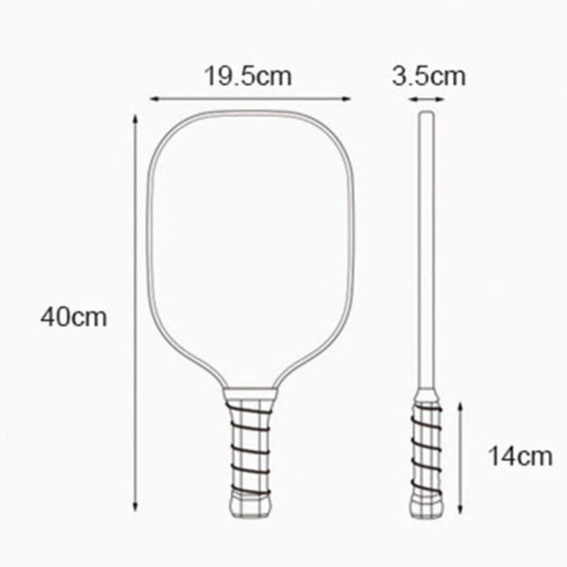 피클볼 라켓 피클볼패들 초보자용 패들 미니테니스, 3) style C, 1개