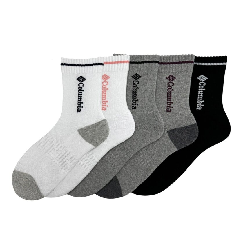 [Columbia Outdoor Socks 5 Pairs] 컬럼비아 여성 양말 5족