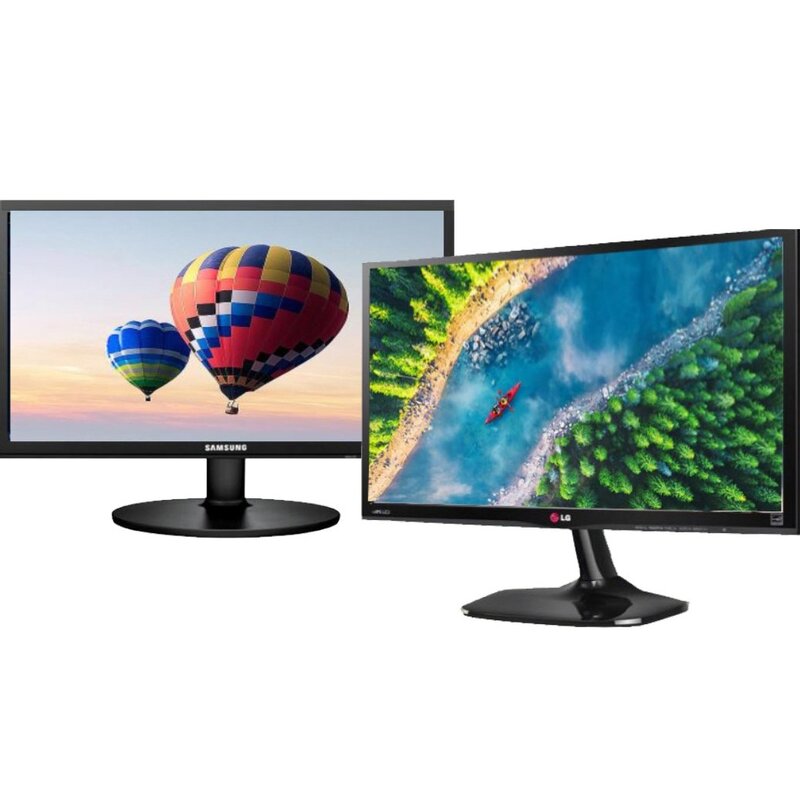 삼성 LG 22~20인치와이드모니터 사무업무CCTV용 중고AA, 20인치, 51cm, 20인치