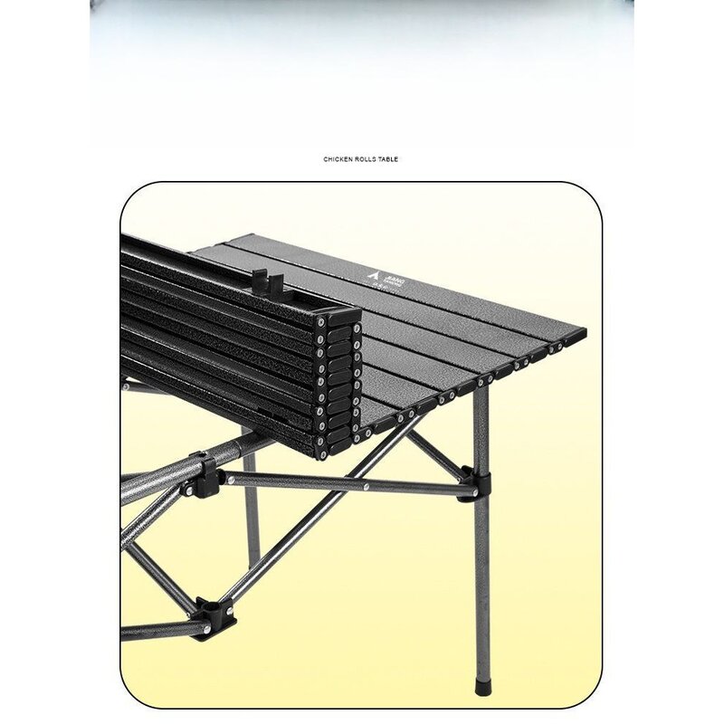 야외 접이식 캠핑 테이블과 의자 세트, 블랙 120cm 테이블 + 수납가방