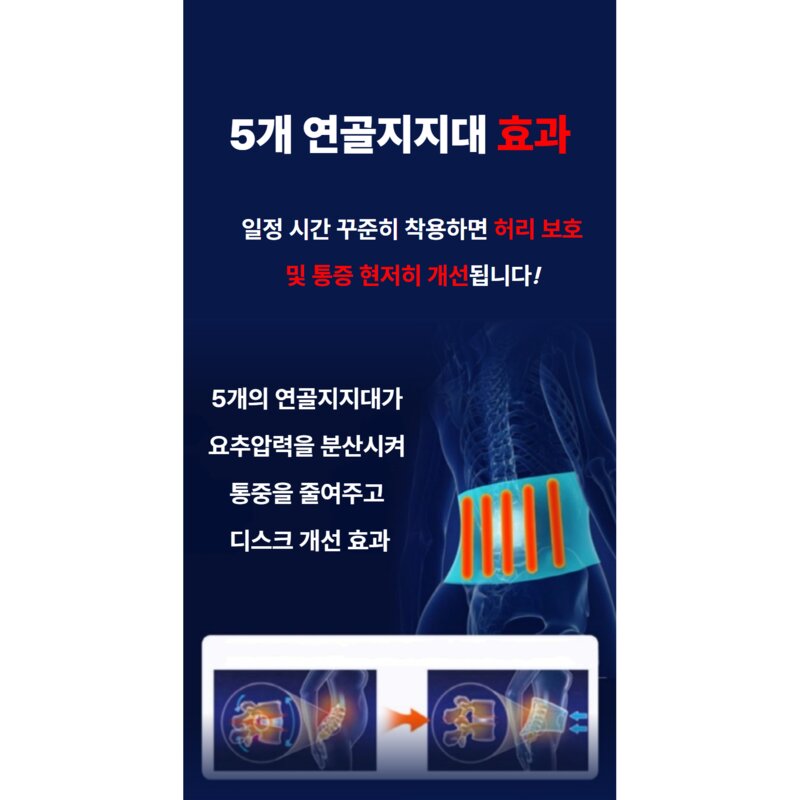 시크파이 의료용 허리보호대 남여공용 디스크 자세교정 허리복대, 1개