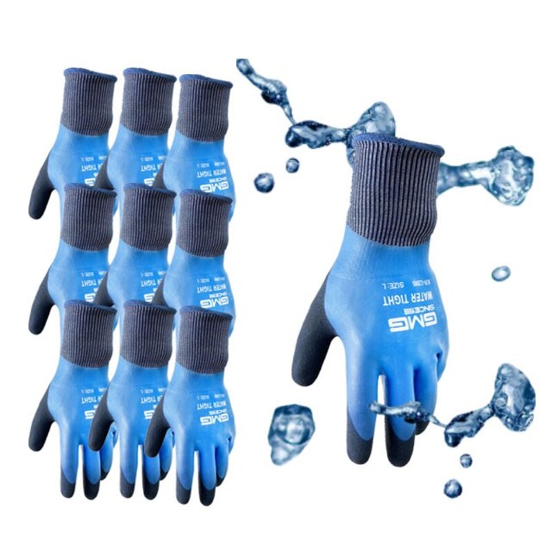 GMG 워터타이트 방수 수중 안전 작업 장갑 10세트  GMG Watertight glove 10pairs