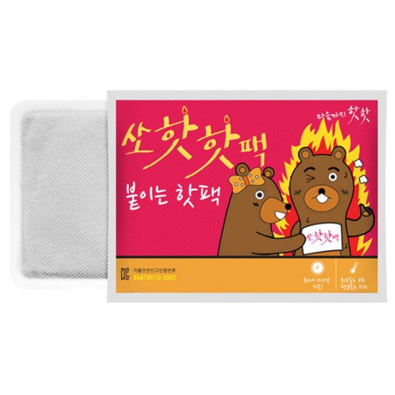 쏘핫 붙이는 핫팩 일반 40g 40g 30개