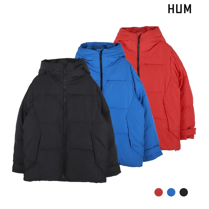 HUM유니 후드 숏기장 덕다운 점퍼H174M167A