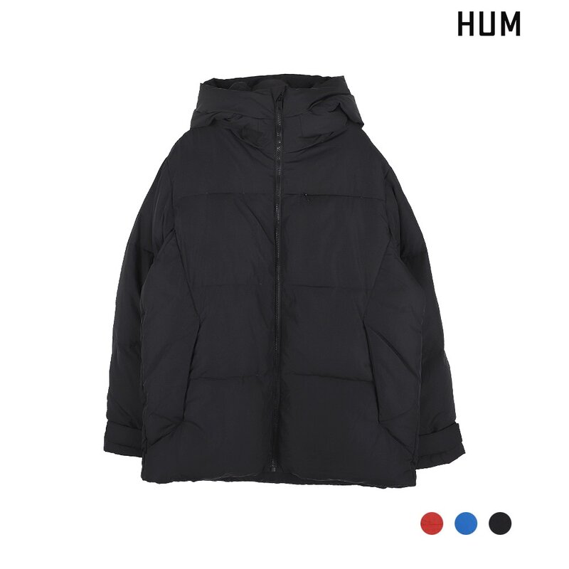 HUM유니 후드 숏기장 덕다운 점퍼H174M167A