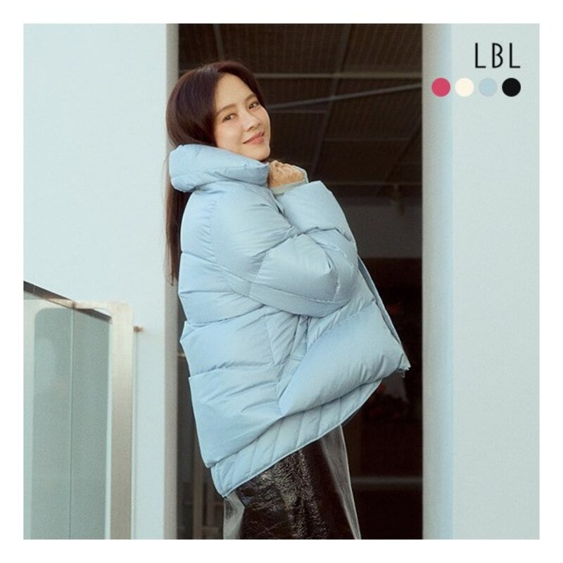 LBL 24FW 유러피안 헝가리구스 GLOSSY 쇼트 다운