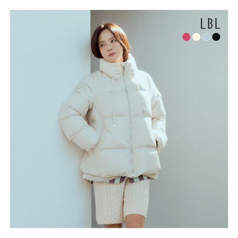 LBL 24FW 유러피안 헝가리구스 GLOSSY 쇼트 다운