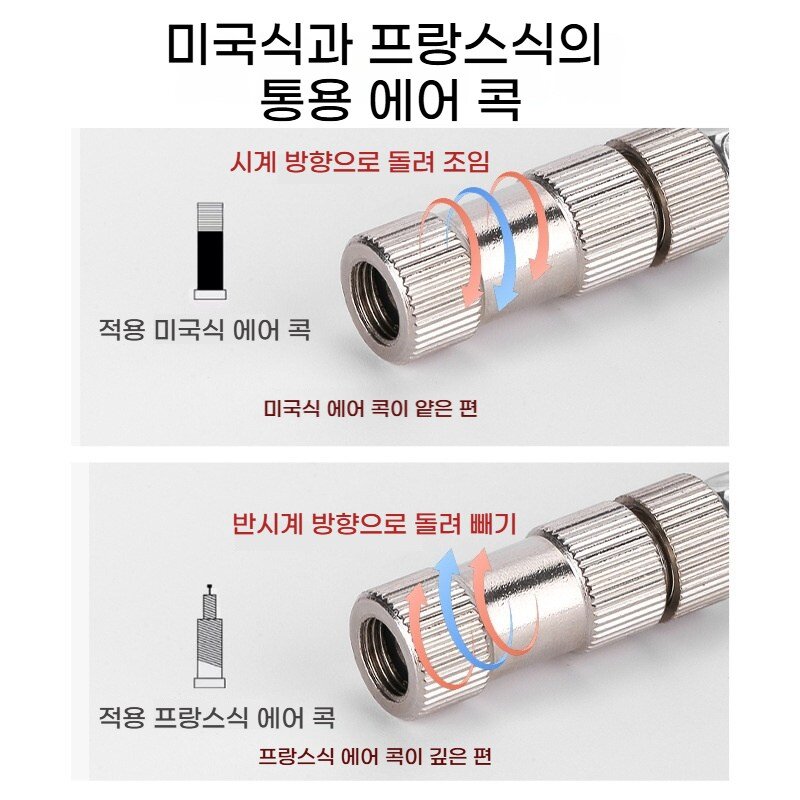 Surkat 튼튼하고 가벼운 300psi 다용도 공기 주입기 자전거 앞포크 오토바이 휴대용 에어펌프